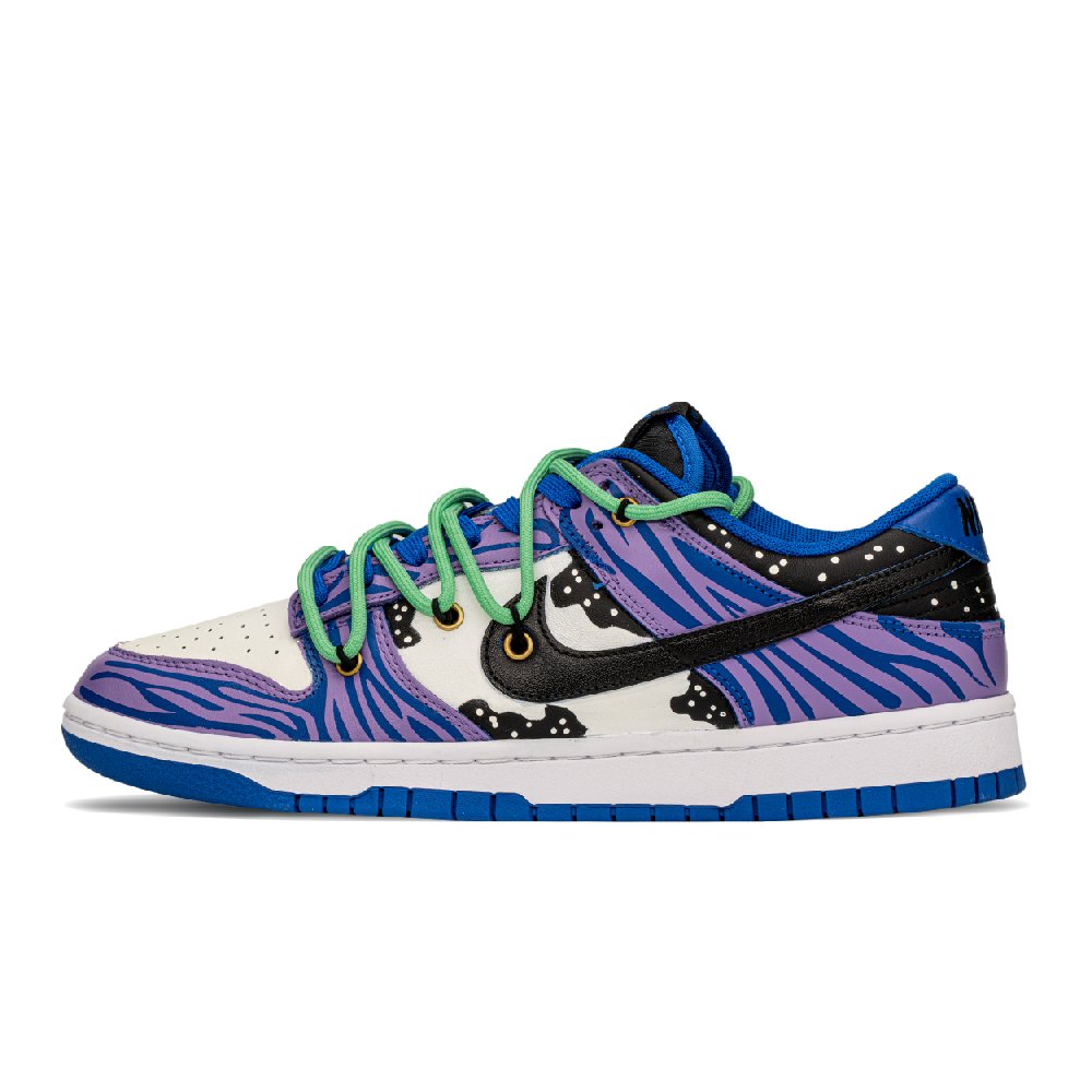 Nike Dunk Retro FZBB Avatar Anti Slip Wear Resistant Low Top Skateboard Shoes Men's Mysterious Blue Purple