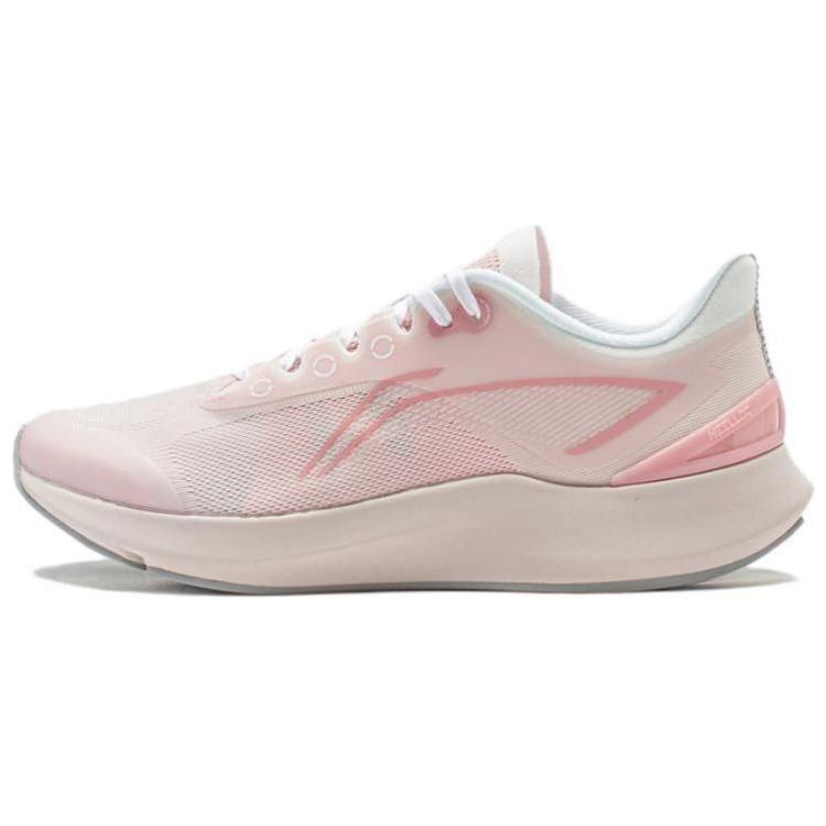 LiNing Cushioned Slip-Resistant Low-Top Running Shoes Women's Light Rose Pink