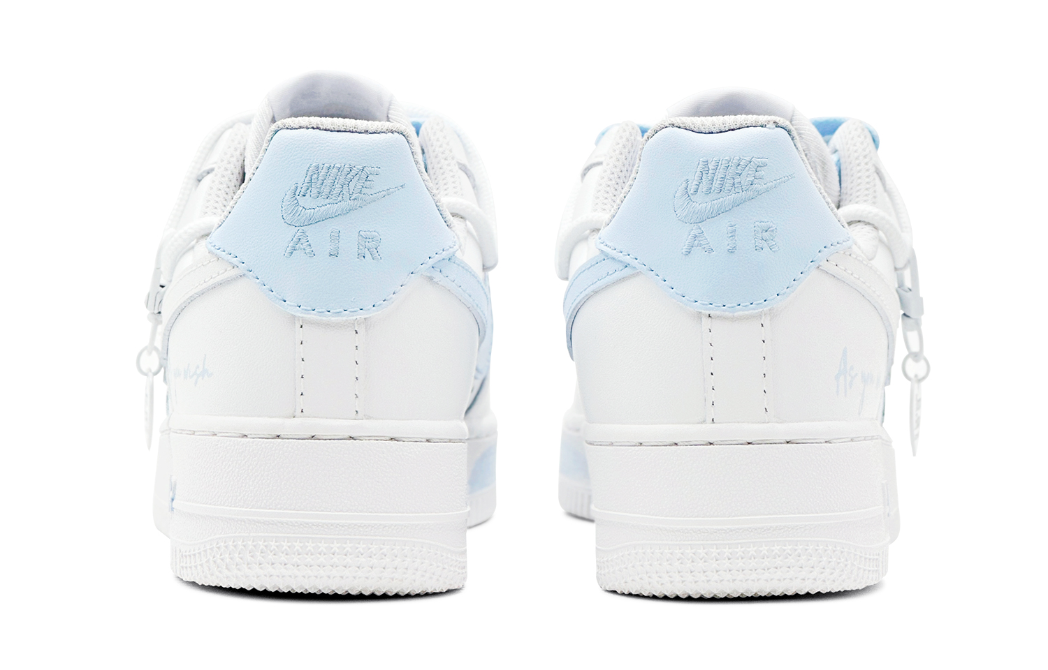 Nike Air Force 1 Low Top Skateboard Shoes Men's Blue White купить в интернет-магазине Yoocart с быстрой доставкой по России.
