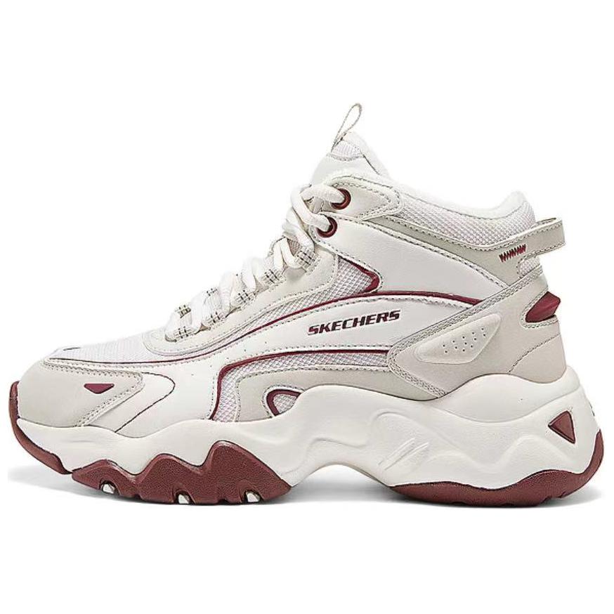 Skechers DLITES High Top Casual Shoes Women's Ecru