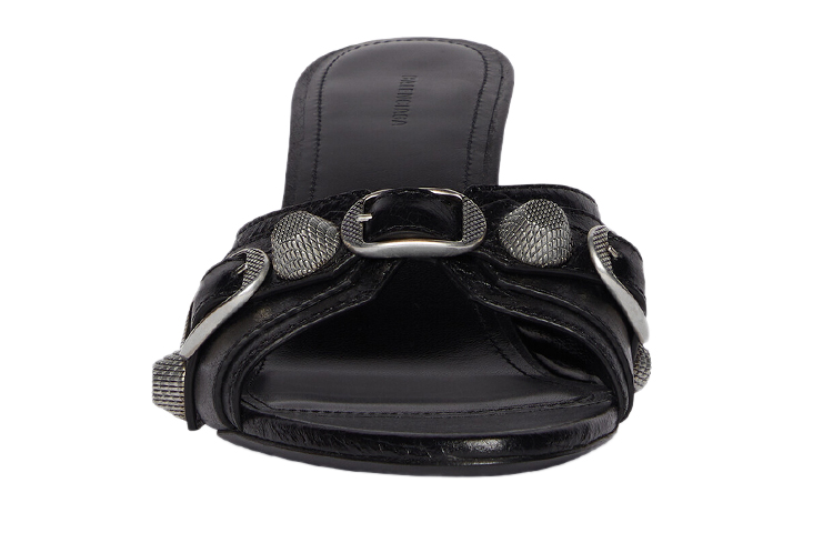 Balenciaga Cagole Sandals 'Leather Black' Women's