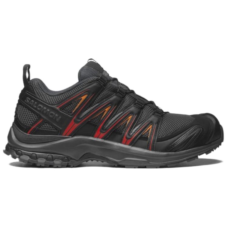 SALOMON XA PRO 3D Anti-Slip Wear-Resistant Low-Top Casual Shoes Unisex Black Red