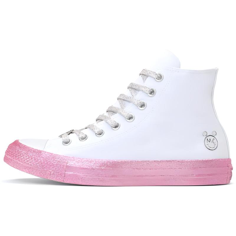 Converse Chuck Taylor All Star High Miley Cyrus White Pink