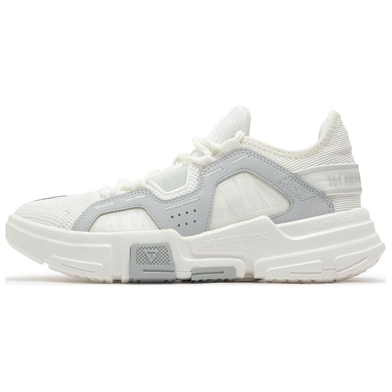 361° Slip-Resistant Low-Top Casual Shoes Men's White Gray