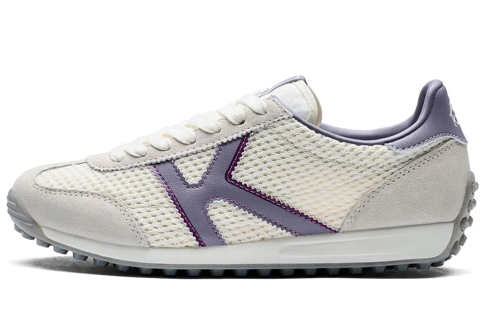 Kappa SERIES Abrasion Resistant Low Top Running Shoes Women's Winter Day White Malt Rice Zongzi Dark Blue Purple