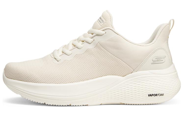 Skechers Breathable And Lightweight Low Top Casual Running Shoes Men's White