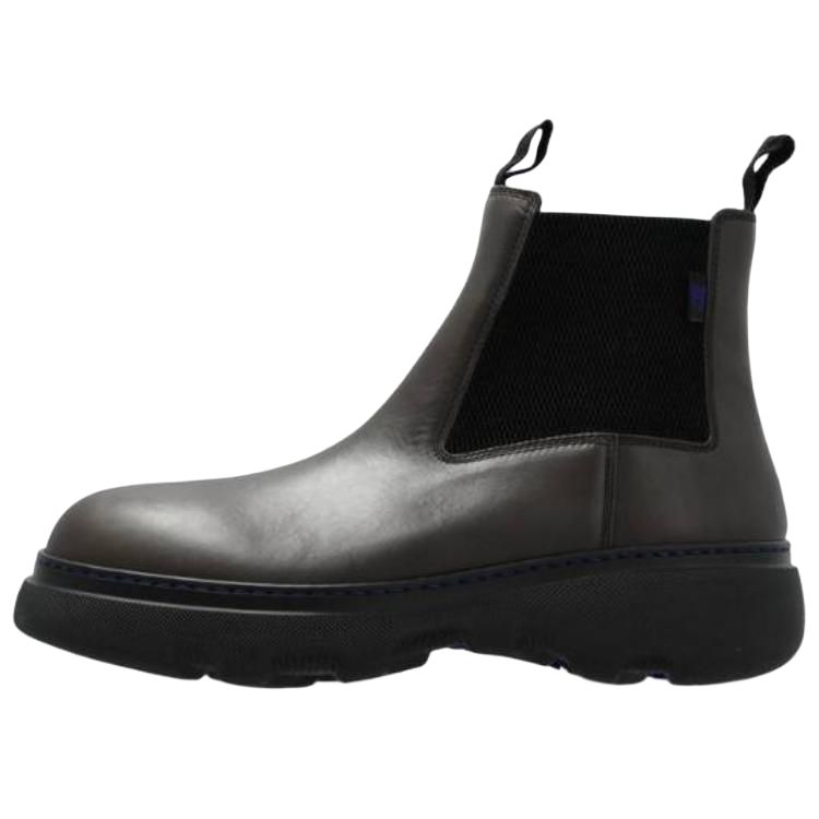 Burberry Creeper Short Chelsea Boots Men's Black