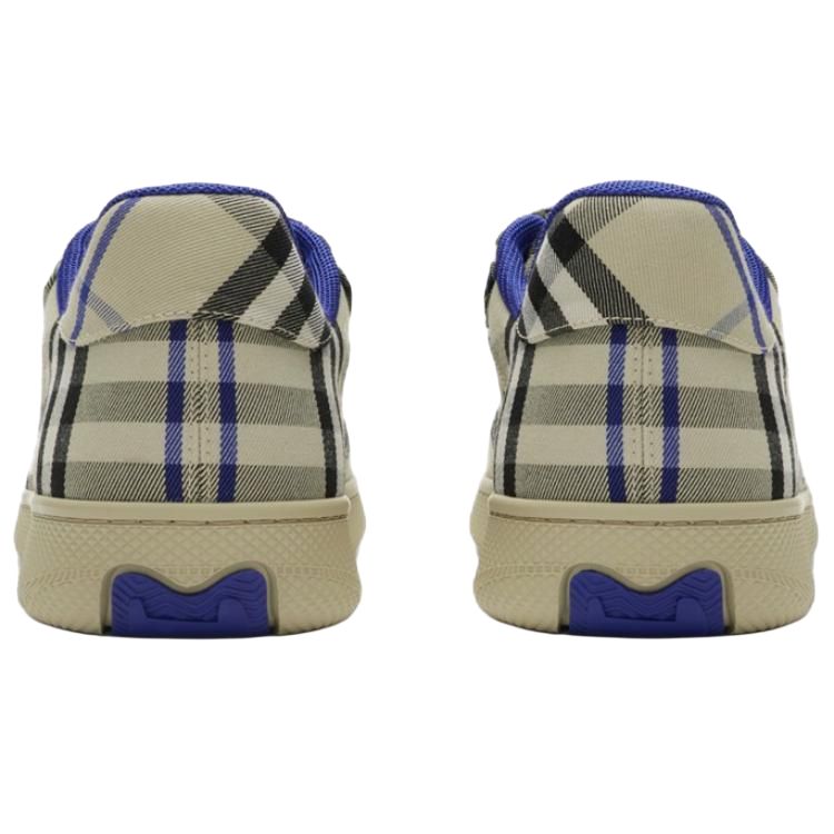 Burberry Terrace Plaid Low top Skateboard Shoes Men's Blue купить в интернет-магазине Yoocart с быстрой доставкой по России.