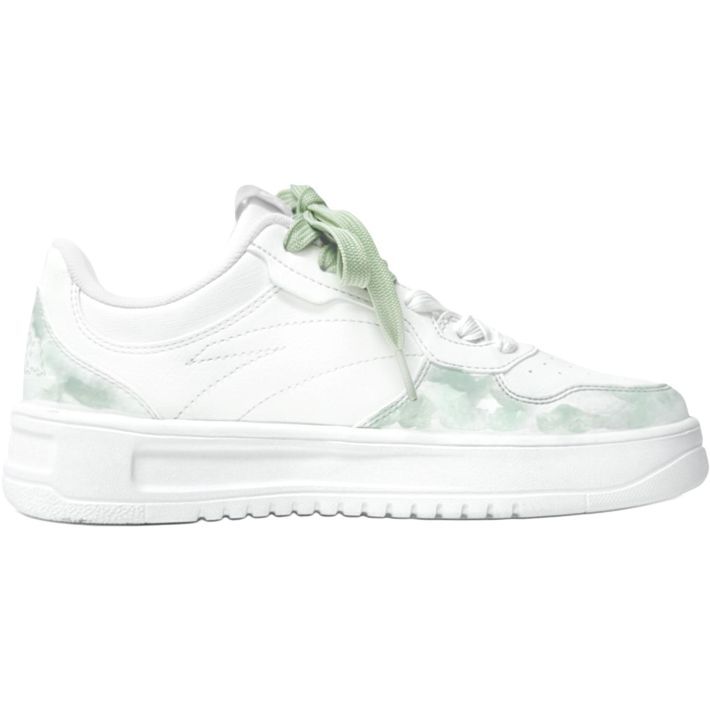 Anta Relaxed Abrasion Resistant Coverage Cushioning Low Top Skateboard Shoes Unisex Green