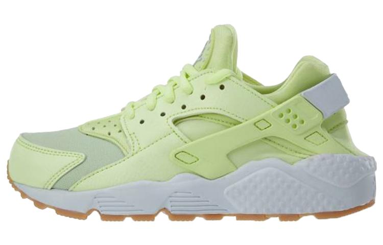 Nike Air Huarache Run Barely Volt White Gum Yellow Women's