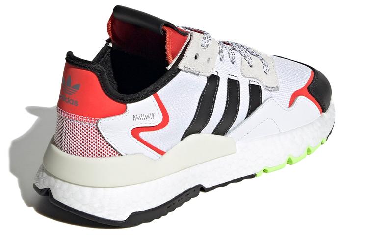 Adidas Nite Jogger White Black Red купить в интернет-магазине Yoocart с быстрой доставкой по России.