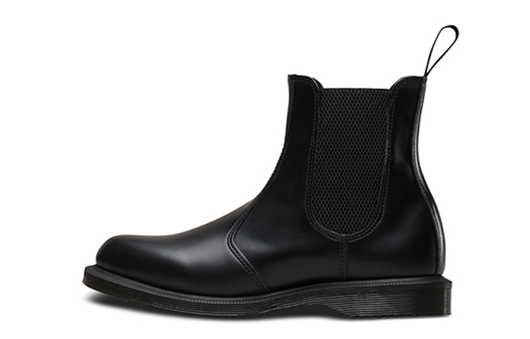 Dr.Martens Flora Smooth Leather Chelsea Boots 'Black' Women's