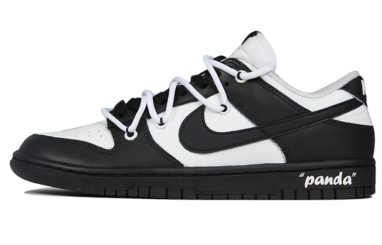 Nike Dunk Low Top Skateboard Shoes Men's Black White