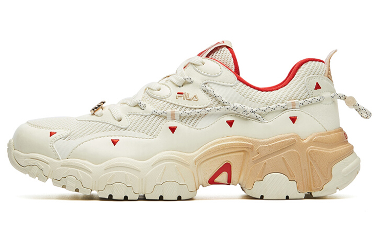 FILA Heritage FHT Dad Shoes Beige/White