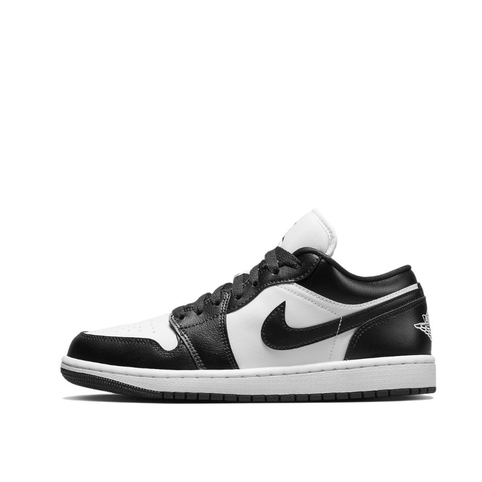 JORDAN Air JORDAN 1 Vintage Basketball Shoes Women's Low-Top Black Pink/White