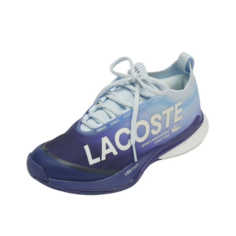 LACOSTE Slip Resistant Low Top Tennis Shoes Women's Light Blue купить в интернет-магазине Yoocart с быстрой доставкой по России.