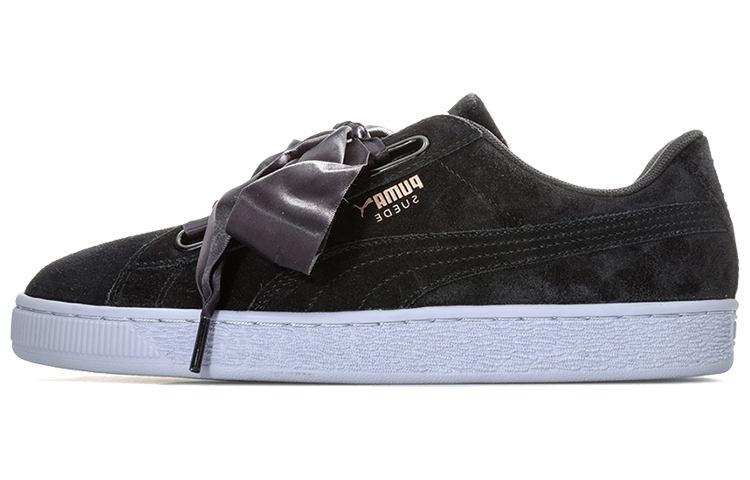 PUMA Suede Heart Vr Black/White Women's