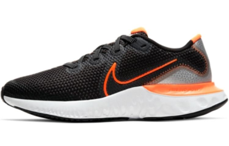 Nike Renew Run Black Total Orange GS