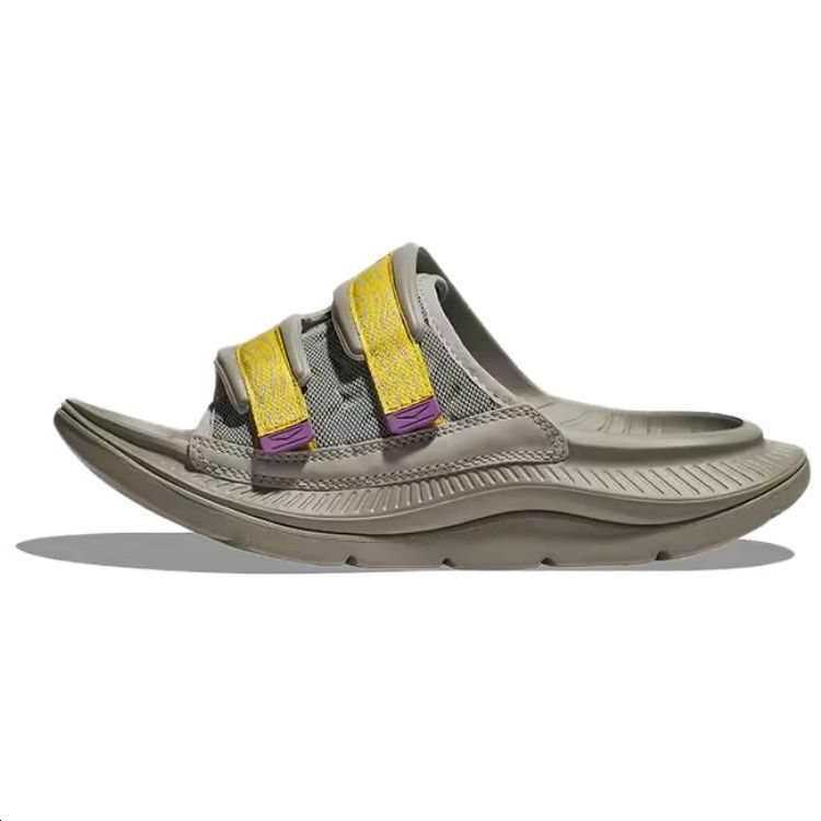 HOKA ONE ONE ORA Luxe Rubber Sole Slip Resistant Slide Slippers Unisex Cyan
