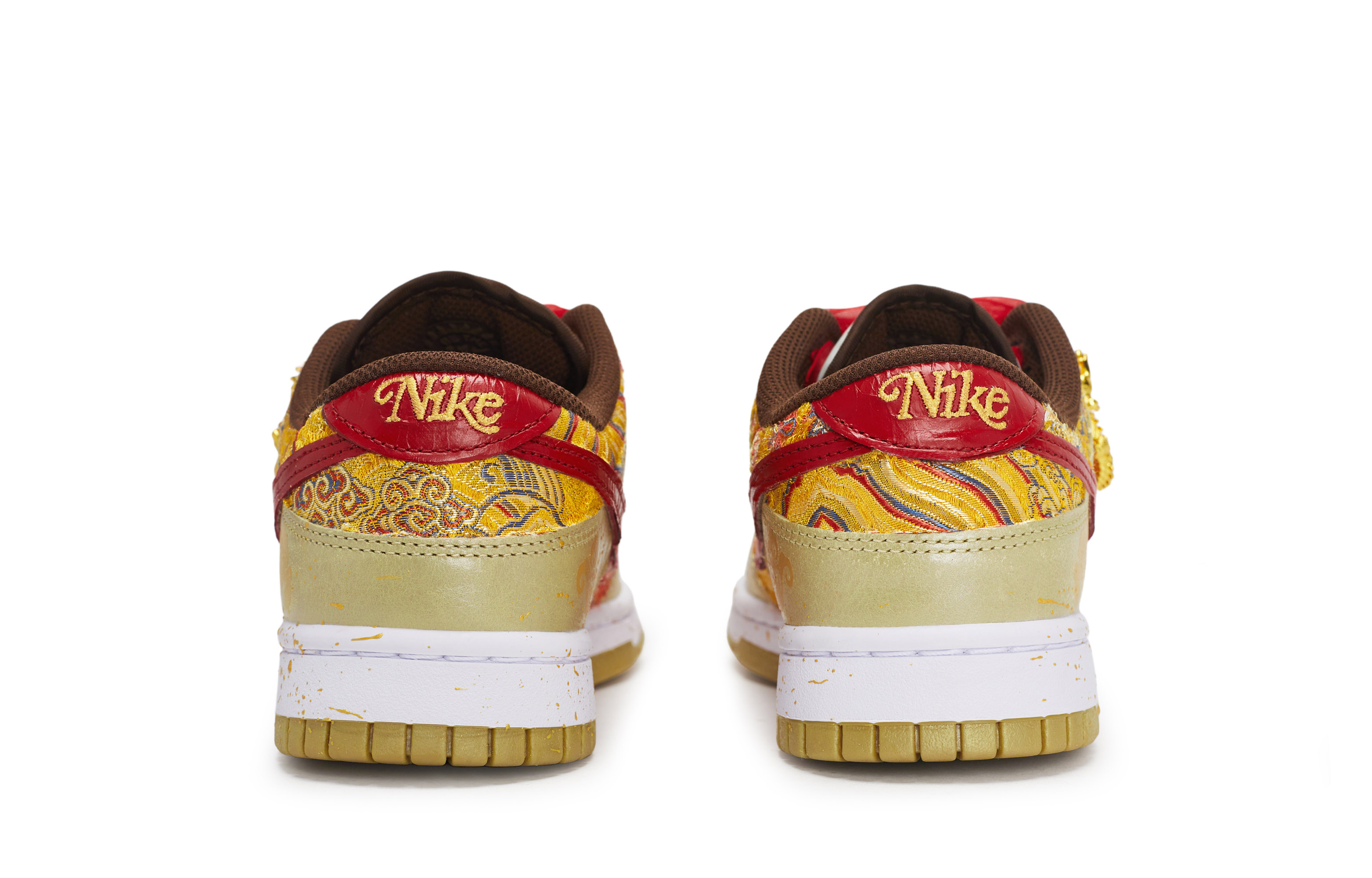 Nike Dunk Skateboard Shoes Women's Low Top Beige/Red/Gold/Brown купить в интернет-магазине Yoocart с быстрой доставкой по России.