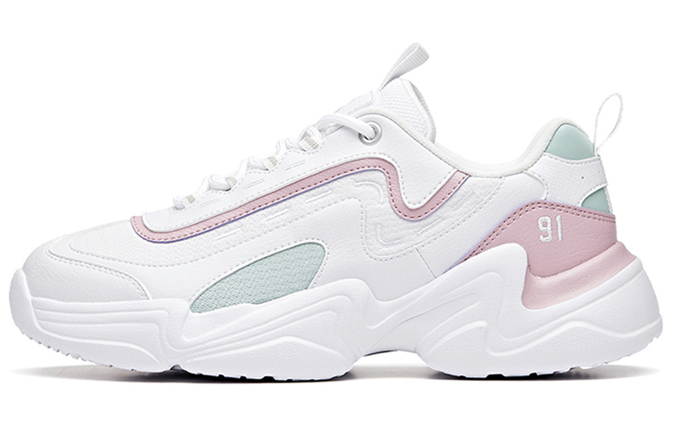 Anta Slip-Resistant Cushioning Wear-Resistant Low-Top Chunky Sneakers Women's Dusty Purple White купить в интернет-магазине Yoocart с быстрой доставкой по России.