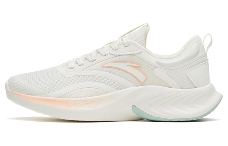 Anta Stinger SE Slip Resistant, Abrasion Resistant, Breathable Low Top Running Shoes Women's White Green Orange