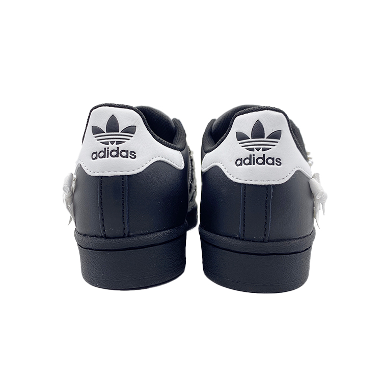 Adidas Originals SUPERSTAR Anti-Slip Wear-Resistant Low-Top Skateboard Shoes Unisex Black