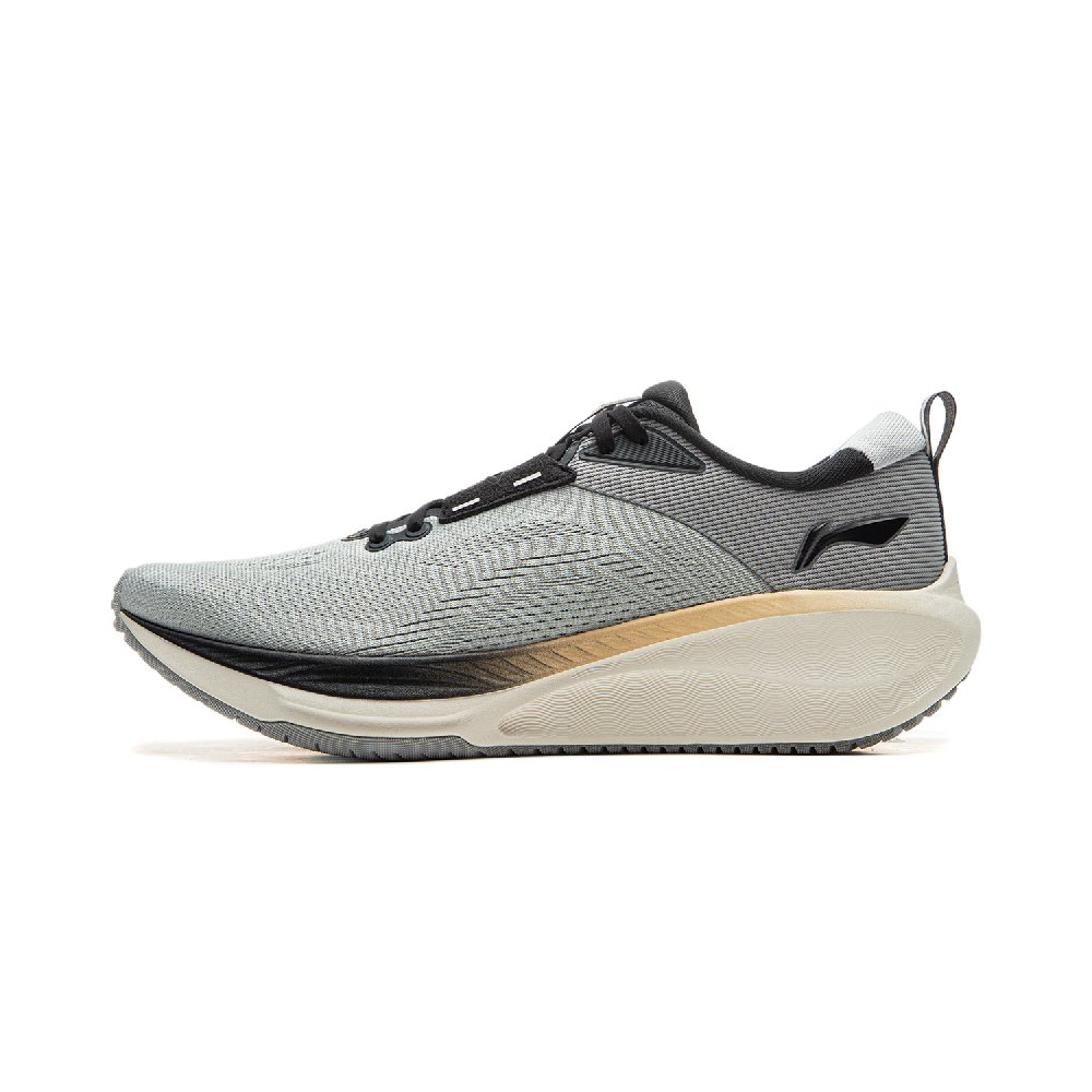 LiNing Wu Leaping 2.0 V2 Cushioned Anti Slip Wear Resistant Breathable Lightweight Low Top Running Shoes Men's Gray
