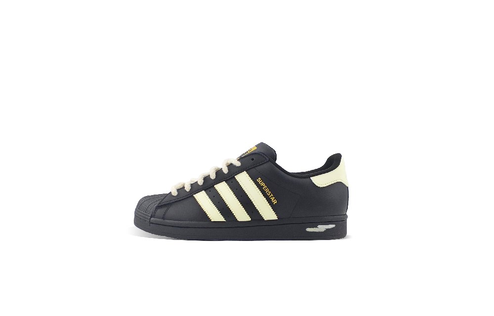 Adidas Originals SUPERSTAR Shock Absorbers Low Top Skateboard Shoes Unisex Black