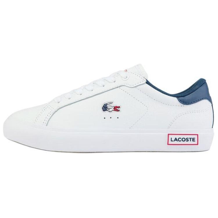 LACOSTE Low-Top Skateboard Shoes Women's White