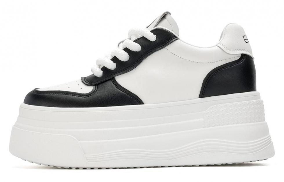 EBLAN Low-Top Casual Shoes Women's White Black