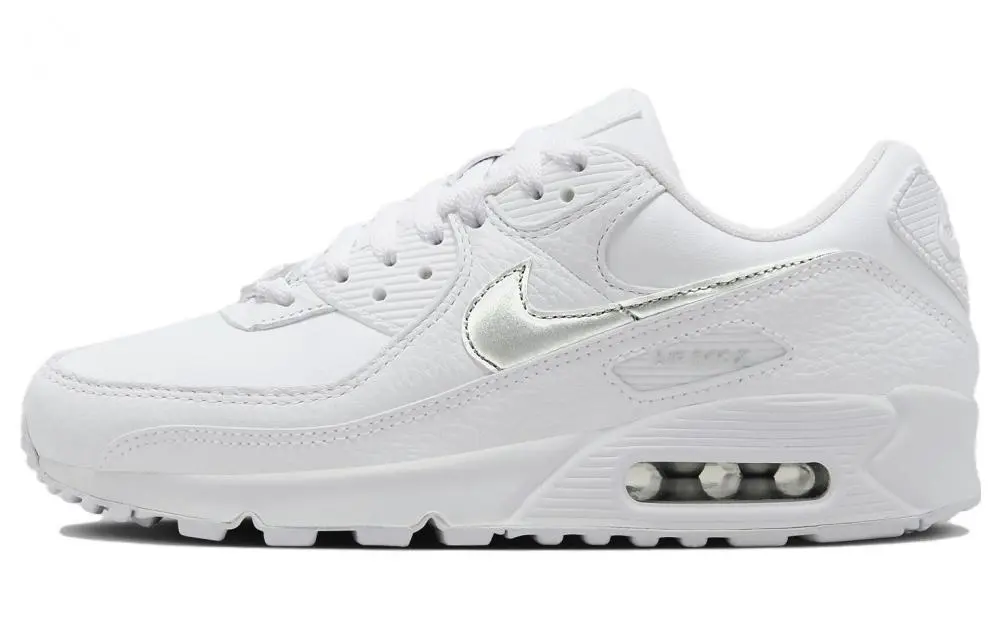 Nike Air Max 90 'White Metallic Silver' Women's