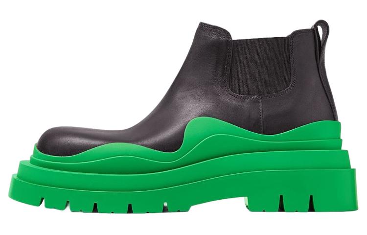 Bottega Veneta Tire Chelsea Ankle Length Chelsea Boots Women's Black