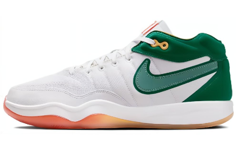 NIKE G.T. Hustle 2 Баскетбольные кроссовки Низкие Бело-зеленые Мужские