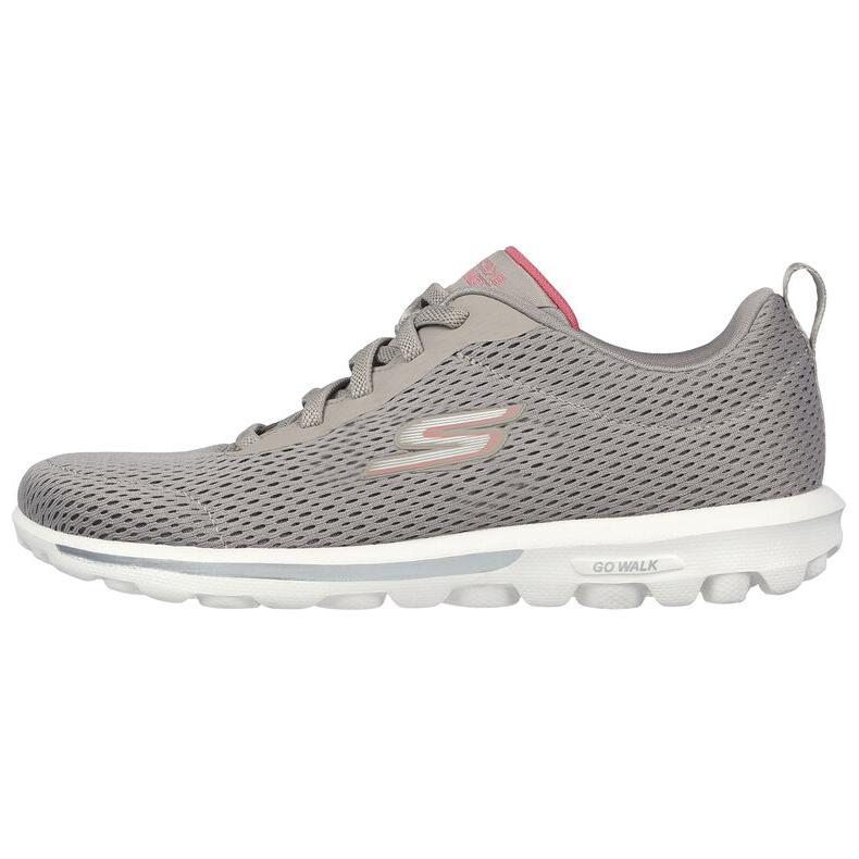 Skechers GO WALK Collection Low Top Casual Shoes Women's Linen Gray