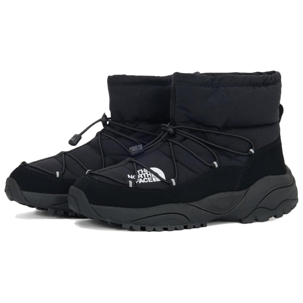 THE NORTH FACE BOREALIS Durable Cushioning Short Snow Boots Unisex Black