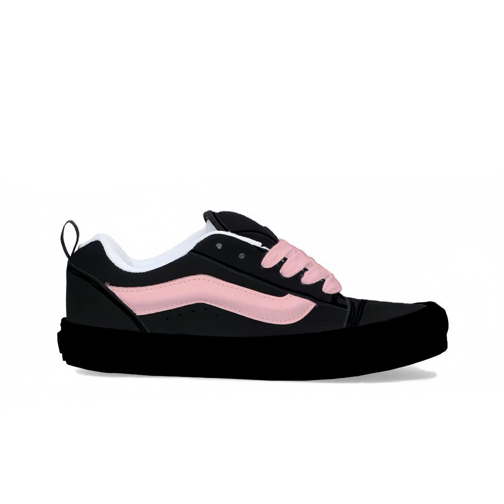 Vans Knu Skool Abrasion Resistant Low Top Skateboard Shoes Unisex Pink