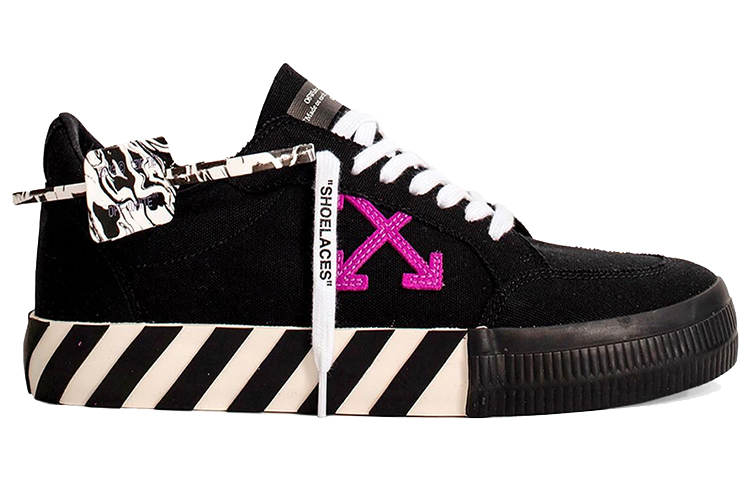 OFF WHITE Vulc Low Black Purple