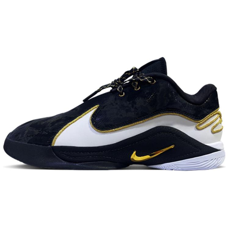 Nike LeBron 22 Anti Slip Wear Resistant Low Top Basketball Shoes Men's Black White