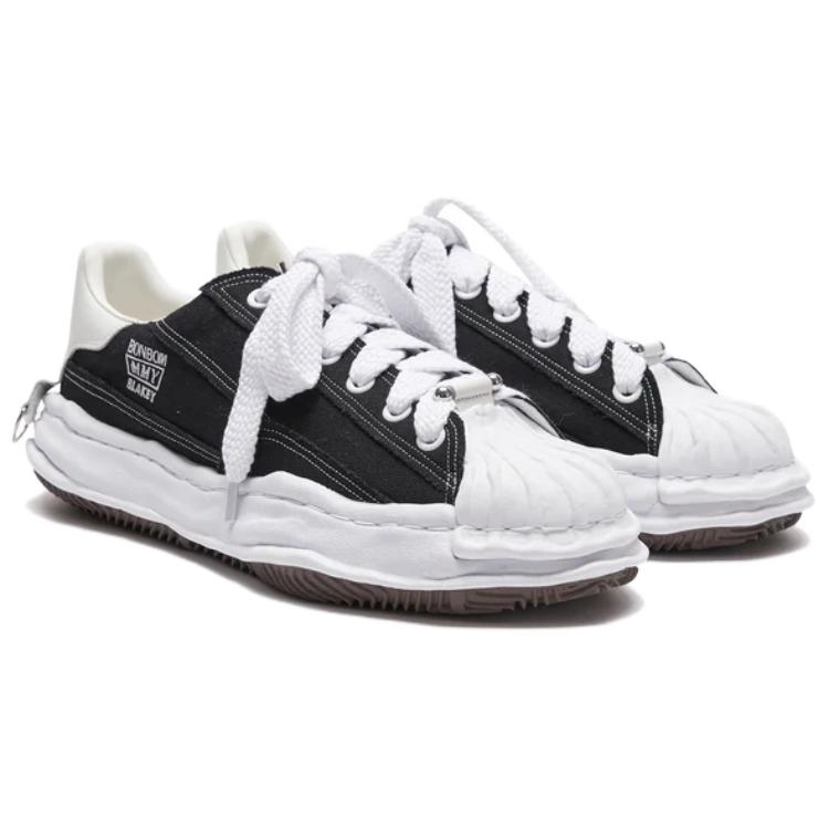 Bonbom x MIHARA YASUHIRO Low Top Skateboard Shoes Men's Black White купить в интернет-магазине Yoocart с быстрой доставкой по России.