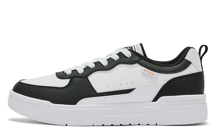 361° Slip Resistant, Abrasion Resistant, Lightweight Low Top Skateboard Shoes Men's Black White