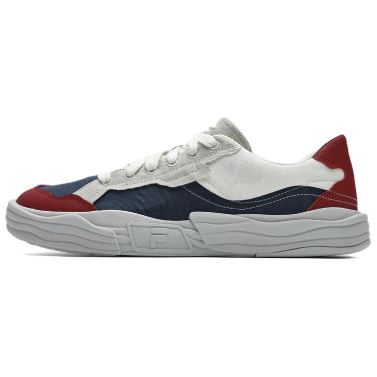FILA FUSION POP 2 Low Top Canvas Shoes Men's Blue Red