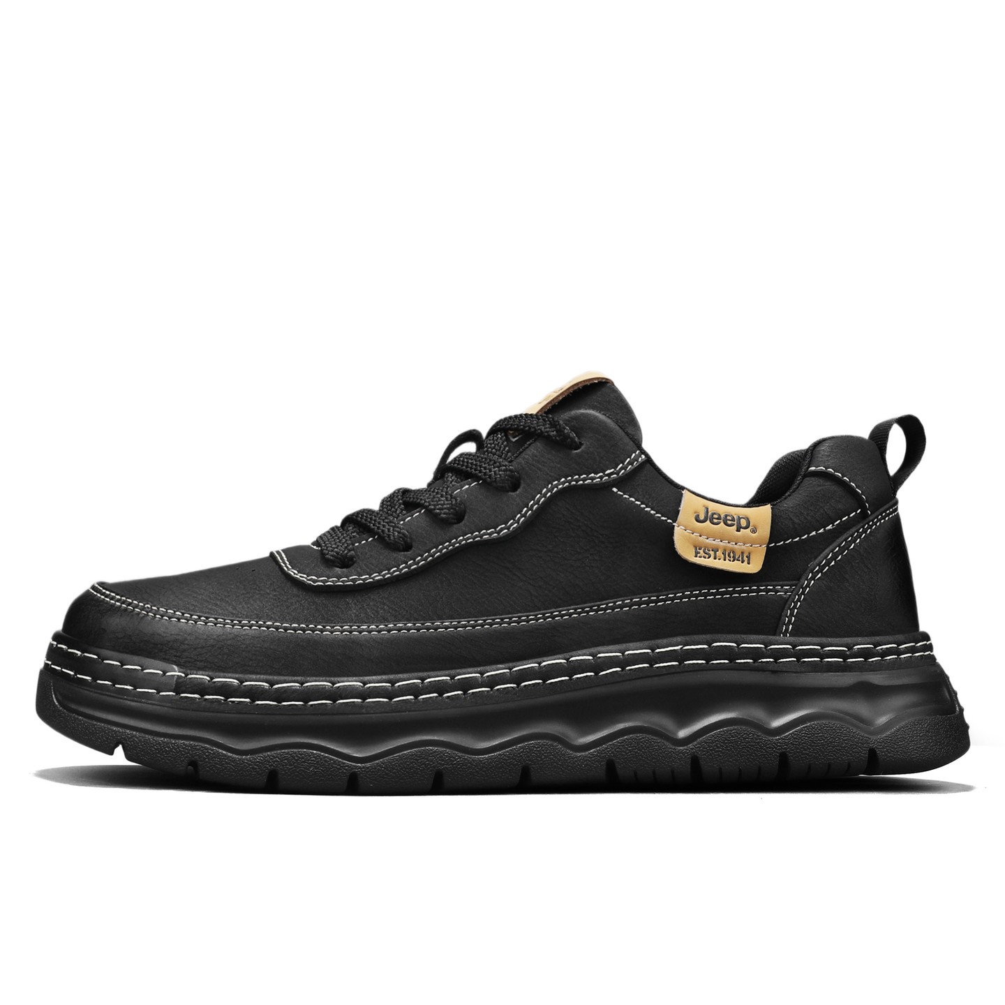 Jeep Casual Leather Shoes Men's купить в интернет-магазине Yoocart с быстрой доставкой по России.