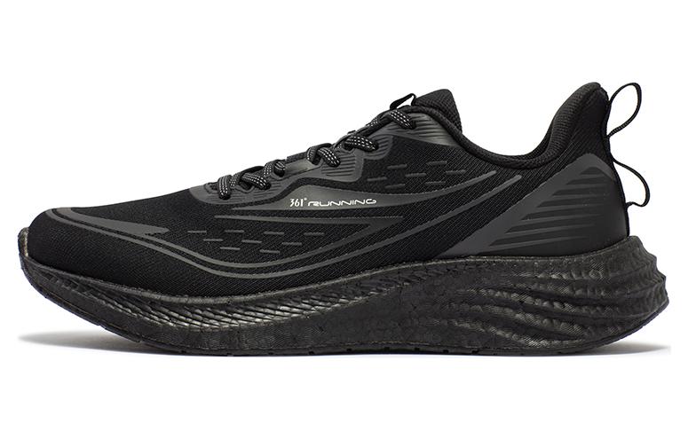 361° Anti Slip Wear Resistant Low Top Running Shoes Men's Black