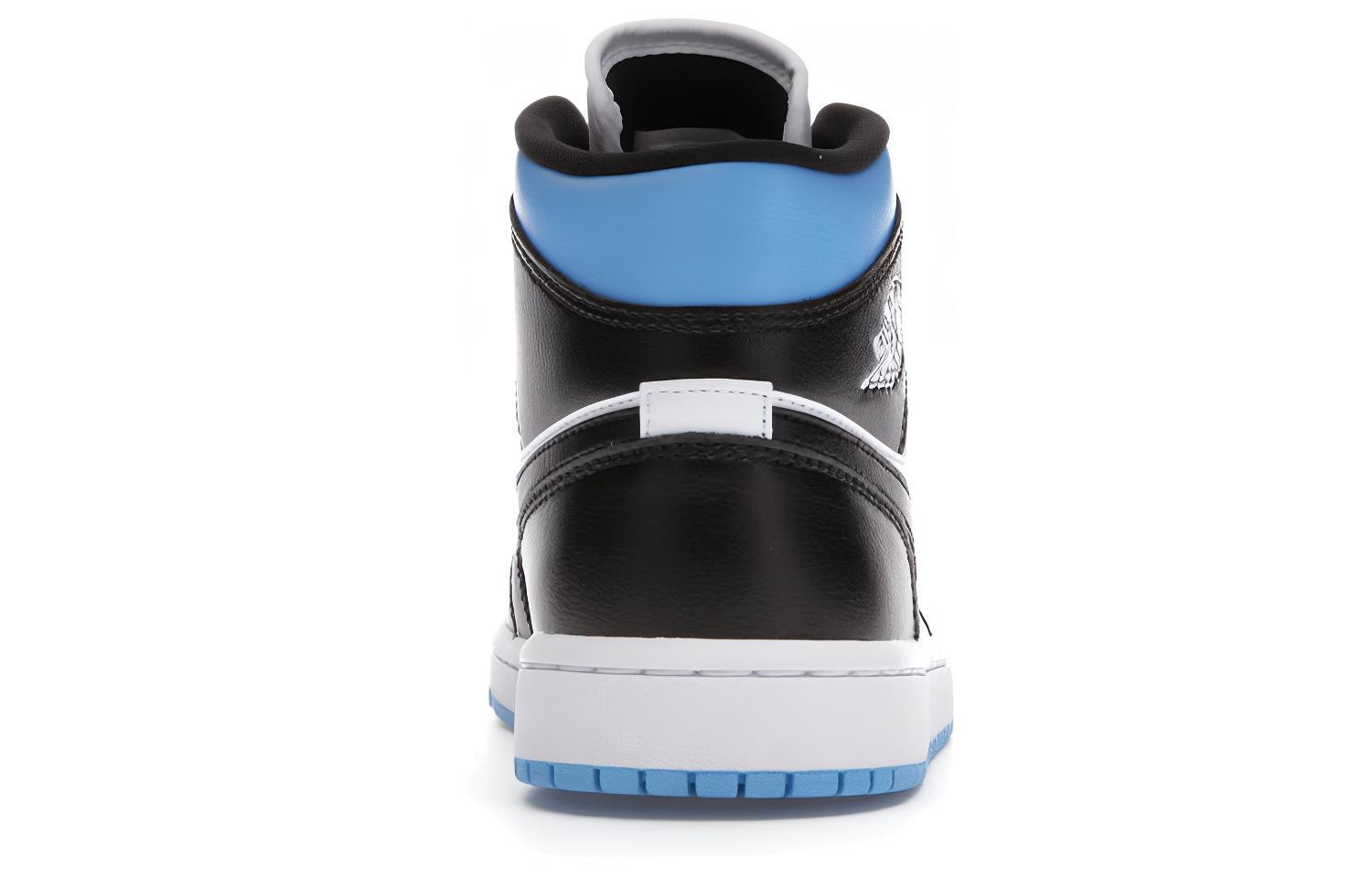Air Jordan 1 Mid 'University Blue Black White' Women's купить в интернет-магазине Yoocart с быстрой доставкой по России.