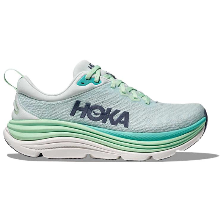 HOKA ONE ONE Gaviota 5 Cushioning, Wear Resistant Low Top Running Shoes Women's Fresh Green