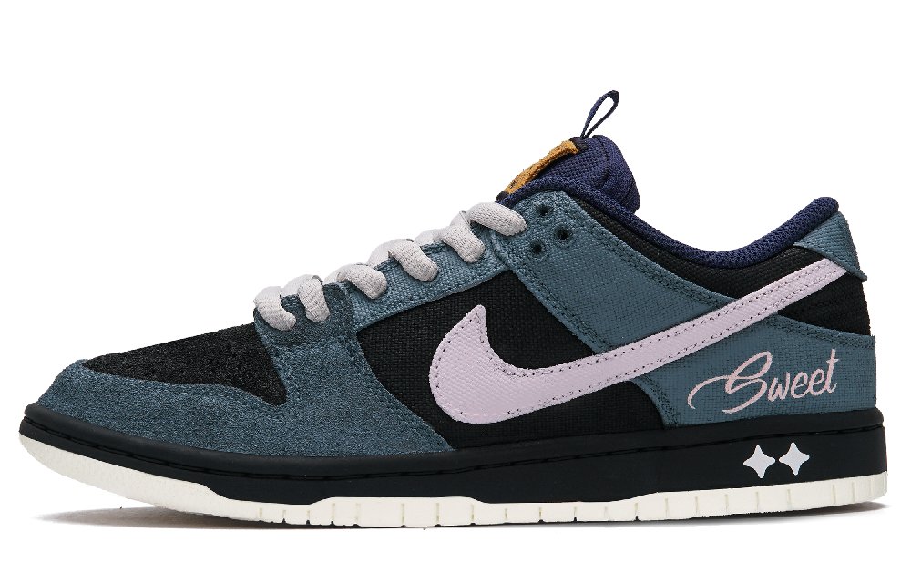 Nike Dunk SB Paris Night Sky Anti-Slip And Wear-Resistant Lightweight Low-Top Skateboard Shoes Unisex Navy Blue