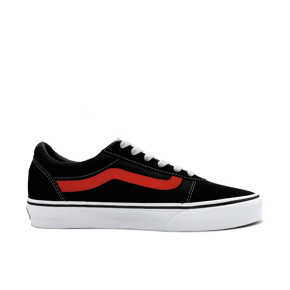 Vans Ward Low Top Skateboard Shoes Women's Red