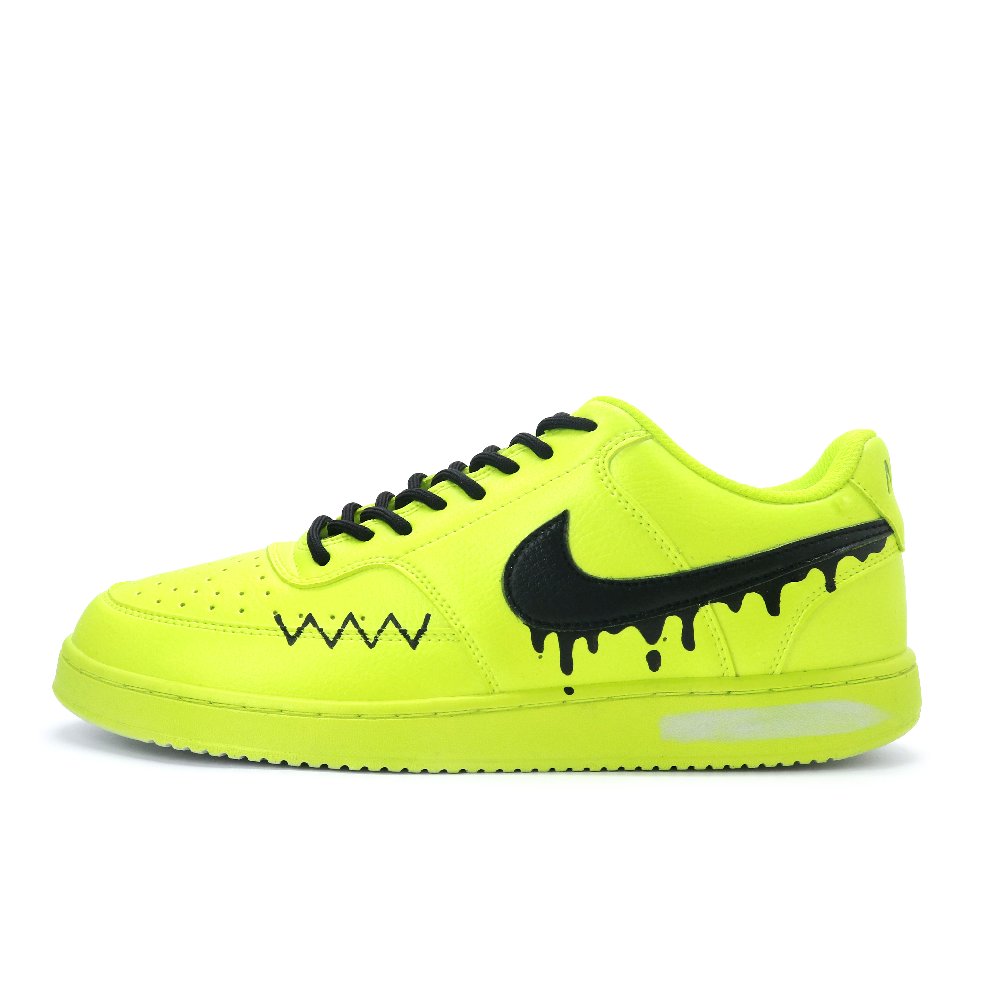Nike Court Vision 1 Skateboard Shoes Men's Low Top Green/Black