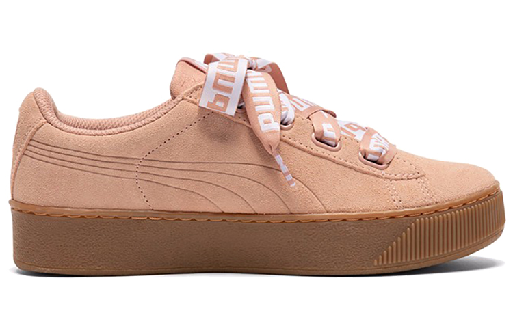 PUMA Vikky Platform Ribbon Pink/Brown Women's